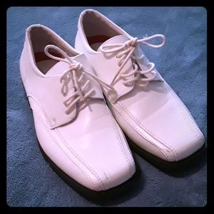 Boys GOODFELLAS brand vintage dress shoe EUC Sz 4